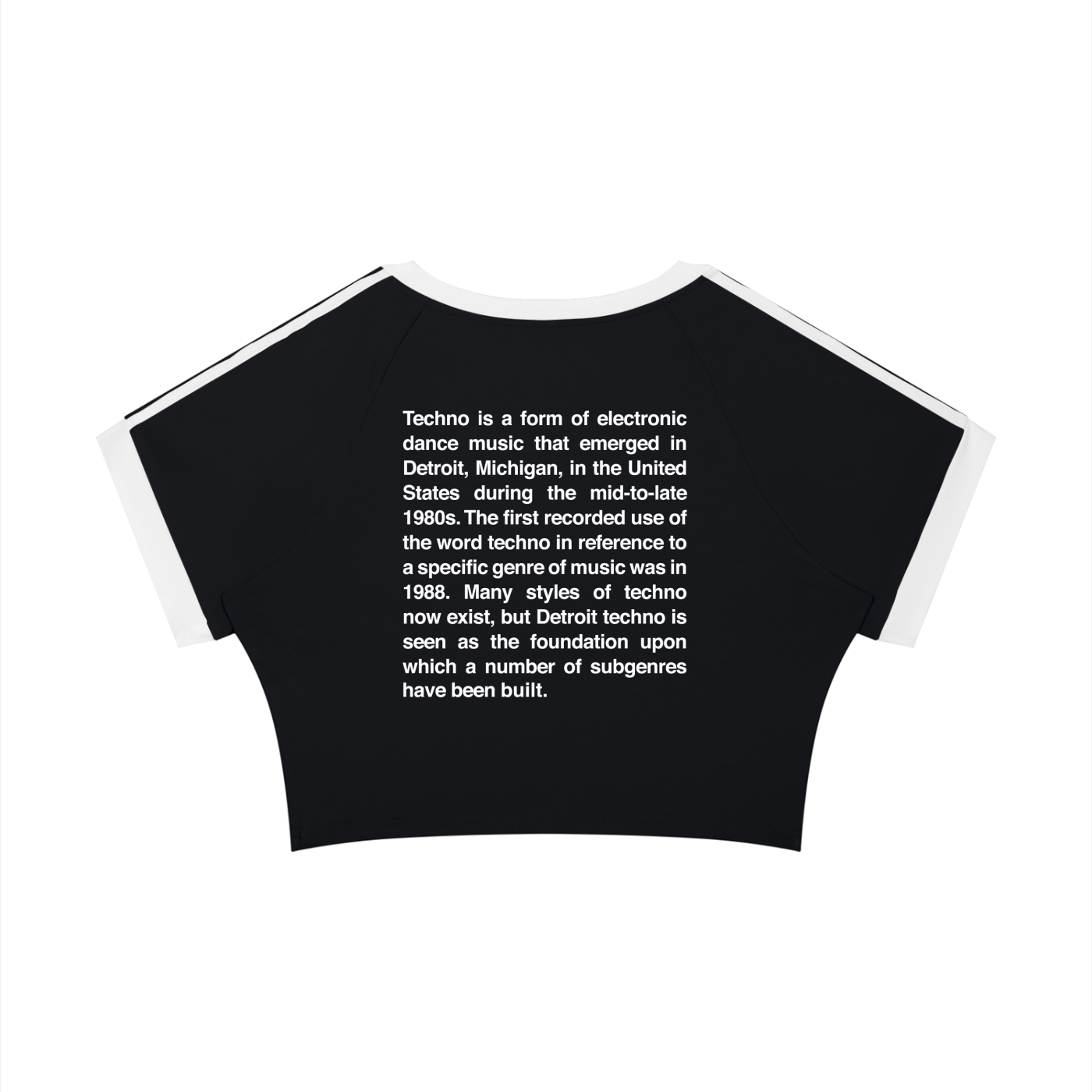 Techno Definition Crop T-Shirt