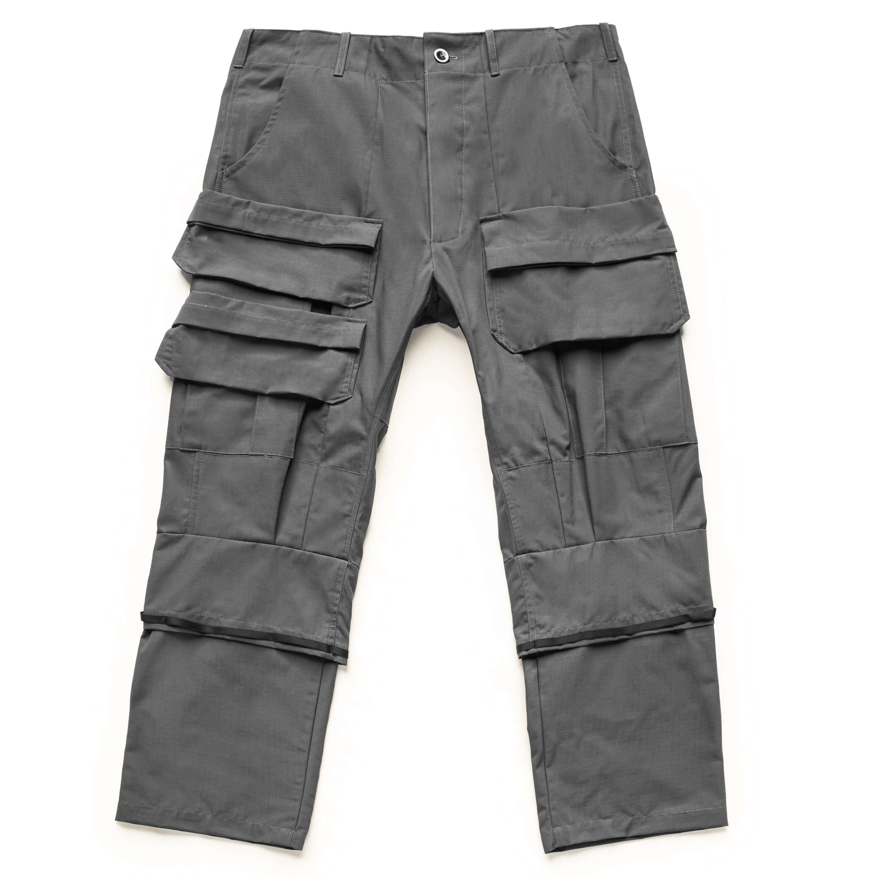 ABCD GIFT SHOP warehouse cargo pant showing 10-pocket design (gray)